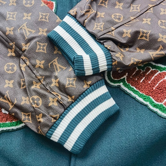 Louis Vuitton Green Baseball Jacket - Picture 10 of 12
